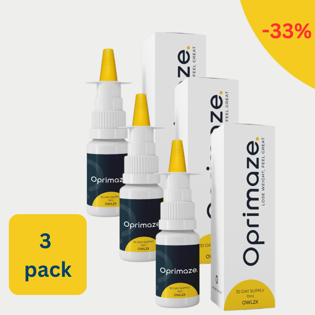 3-Pack Value Bundle: Oprimaze weight loss nasal spray