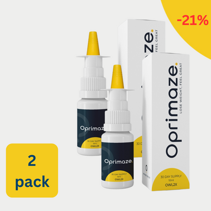 2 Pack Bundle: Oprimaze weight loss nasal spray